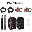 GVM SD700B-AIO Bi-Color LED Monolight (2-Light Kit)