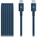 Beats by Dr. Dre USB-C Male to USB-C Male Woven Cable (Nitro Navy, 5')
