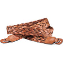 Leica Flat Braided Rayon and Leather Carrying Strap (Cognac)