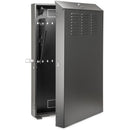 Rocstor SolidRack Low-Profile Vertical Mount Server-Depth Wall-Mount Rack Enclosure (4 RU, Black)