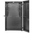 Rocstor SolidRack Low-Profile Vertical Mount Server-Depth Wall-Mount Rack Enclosure (4 RU, Black)