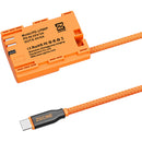 ZGCINE PD-LPE6P USB-C to LP-E6P Braided Dummy Battery Cable (23.6")