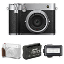FUJIFILM GFX100RF Digital Camera with Mount Plate and Flash Kit (Silver)