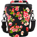 USA GEAR Top-Loading DSLR Camera Bag (Floral)