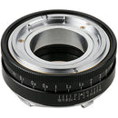 FotodioX Pro Lens Mount Adapter for Select Voigtlander 50mm Lenses (Nokton/Ultron to Leica M, Black)