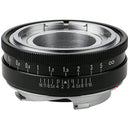 FotodioX Pro Lens Mount Adapter for Select Voigtlander 50mm Lenses (Nokton/Ultron to Leica M, Black)