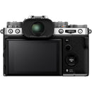FUJIFILM X-T5 Mirrorless Camera with 16-80mm f/4 Lens and Mini Flash Kit (Silver)