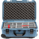 Nanuk 935 Wheeled Hard Case with Padded Dividers (Cyan, 28.5L)