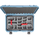 Nanuk 935 Wheeled Hard Case with Padded Dividers (Cyan, 28.5L)