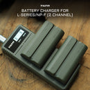 Tilta 2-Bay NP-F/L-Series Battery Charger