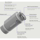Tilta Khronos Lite Control Handle with Magnetic Mount Kit for iPhone (Light Gray)