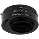 FotodioX RhinoCam Vertex Rotating Stitch Adapter for Nikon F Mount Lens to FUJIFILM X Camera