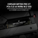 CORSAIR 1TB MP700 Pro XT NVMe PCIe 5.0 M.2 Internal SSD