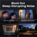 Soundcore by Anker Sleep A30 Smart Noise-Canceling Sleep Earbuds (Moonlit White)
