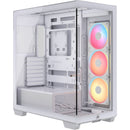 CORSAIR 3500X LX-R RGB iCUE LINK Mid-Tower ATX Desktop Case (White)