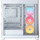 CORSAIR Frame 4500X RS-R ARGB Panoramic Glass Mid-Tower Desktop Case (White)