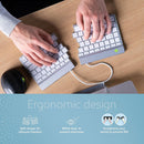 R-Go Tools Ergonomic Split Break Wireless Keyboard (Black)