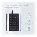 R-Go Tools Wired Numpad Break (Black)