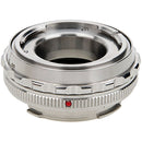 FotodioX Pro Lens Mount Adapter for Select Voigtlander 50mm Lenses (Nokton/Ultron to Leica M, Silver)