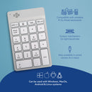 R-Go Tools Wireless Numpad Break (White)