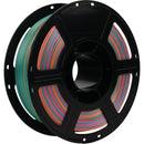 FlashForge 1.75mm PLA Silk Filament (2.2 lb, Rainbow Candy)