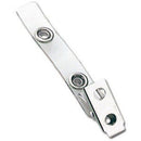 BRADY PEOPLE ID Strap Clip with Large Snaps & 2-Hole Clip (2-3/4", 100-Pack)