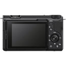 Sony ZV-E10 II Mirrorless Camera with 16-50mm f/3.5-5.6 Lens and Mini Flash Kit (Black)