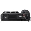 Sony ZV-E10 Mirrorless Camera with 10-20mm f/4 Lens and Live Streaming Kit (Black)