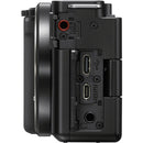 Sony ZV-E10 Mirrorless Camera with 10-20mm f/4 Lens and Live Streaming Kit (Black)
