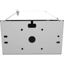 CTA Digital Dual VESA Desk Mount with Storage Compartment (White)