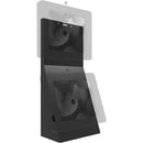 CTA Digital Dual VESA Desk Mount with Storage Compartment (Black)