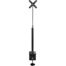 CTA Digital Extended Pole C-Clamp VESA Mount with Flexible Gooseneck