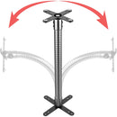 CTA Digital Heavy-Duty Security Gooseneck with Dual VESA Plates (Black)