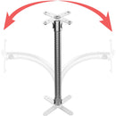 CTA Digital Heavy-Duty Security Gooseneck with Dual VESA Plates (White)