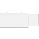 CTA Digital Keyboard Tray for CTA Floor Stands (White)