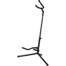 HERCULES Stands Electric or Acoustic Guitar Stand with Safety Bar