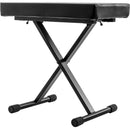 HERCULES Stands Deluxe X-Style Keyboard Bench