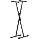 HERCULES Stands Single X-Style Lever Action Keyboard Stand