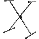 HERCULES Stands Single X-Style Lever Action Keyboard Stand