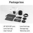 Viltrox AF 9mm f/2.8 Air FX Lens (FUJIFILM X, Black)