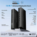 Wavlink DisplayLink 7400 13-in-1 Dual 8K/Quintuple 4K Docking Station