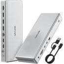 Wavlink 15-in-1 Quad Display 4K 100W DisplayPort Docking Station (2025 Edition)
