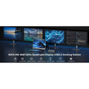 Wavlink 15-in-1 Quad Display 4K 100W DisplayPort Docking Station (2025 Edition)