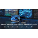 Wavlink 15-in-1 4K Quad Display USB-C Docking Station