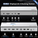 Wavlink 15-in-1 Quad Display 4K 100W DisplayPort/HDMI Docking Station (2025 Edition)