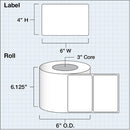 Primera 6 x 4" Premium Matte Paper Labels (625 per Roll, 3" Core)