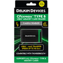Delkin Devices USB4 CFexpress Type B Memory Card Reader with CFexpress Type A Adapter