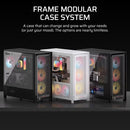 CORSAIR FRAME 5000D RS Mid-Tower ATX Desktop Case (White)