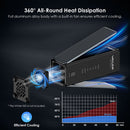 Wavlink USB4 PCIe NVMe Dual SSD Enclosure