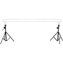 ProX Crank Stand with T-Bar Supports Triangle Truss Segments for Stage and DJ Lighting (8.5' , 2-Pack)